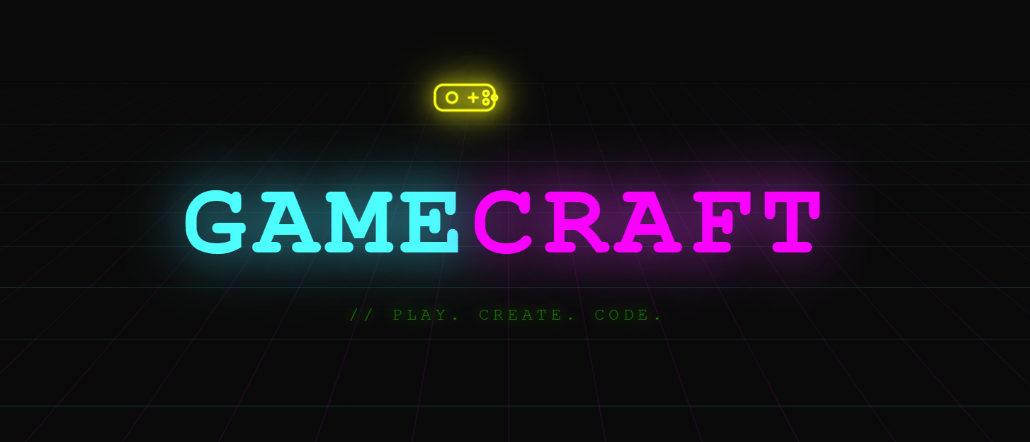 Screenshot van het GameCraft project